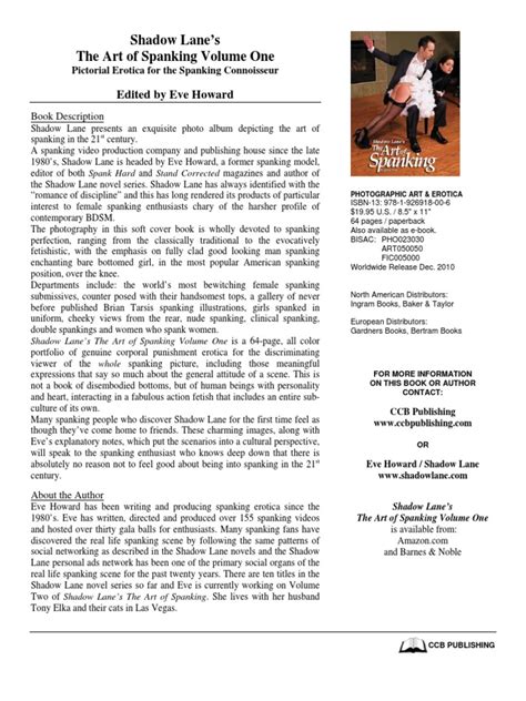 Shadow Lane's The Art of Spanking, Volume One .